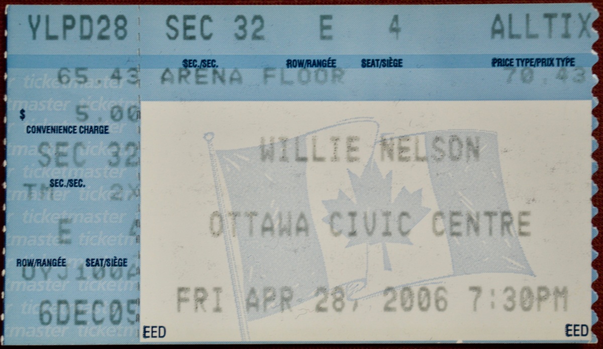042806 Willie Nelson/Nitty Gritty Dirt Band, Ottawa, ON